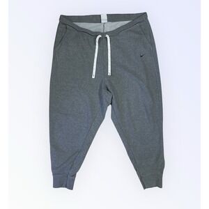 Nike Dri-FIT Women's Get Fit  DB6080-091 Drawstring Jersey Joggers GRAY Size 2X